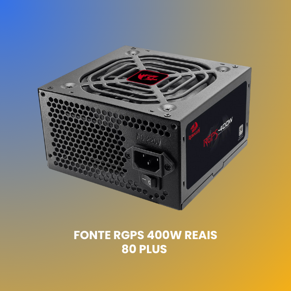 fonte 500w reais 80 plus white